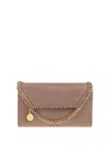 Stella Mccartney Womens Moss Falabella Faux-leather Chain Wallet