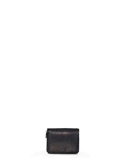 Stella Mccartney Falabella Wallet In Navy