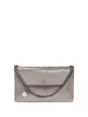 Stella Mccartney Chain Wallet Falabella Bag With Strap In Gray