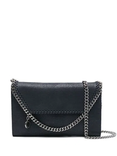 Stella Mccartney Falabella Wallet On Chain In Blue