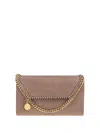 Stella Mccartney Falabella Wallet On Chain In Brown