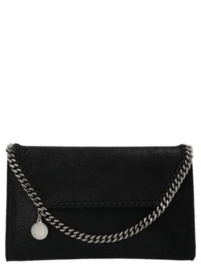 Stella Mccartney Falabella' Wallet On Chain In Black