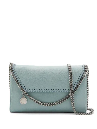Stella Mccartney Falabella Wallet On Chain In Blue