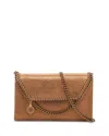 Stella Mccartney Falabella Wallet On Chain In Brown
