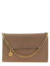 Stella Mccartney Falabella Wallet On Chain In Brown