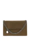 Stella Mccartney Falabella Wallet On Chain In Brown