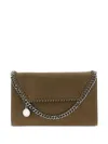 Stella Mccartney Falabella Wallet On Chain In Brown