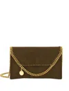 Stella Mccartney Falabella Wallet On Chain In Brown