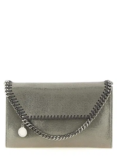 Stella Mccartney 'falabella' Wallet On Chain In Gray