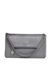 Stella Mccartney Falabella Crossbody Wallet Bag In Dark Barolo In Gray