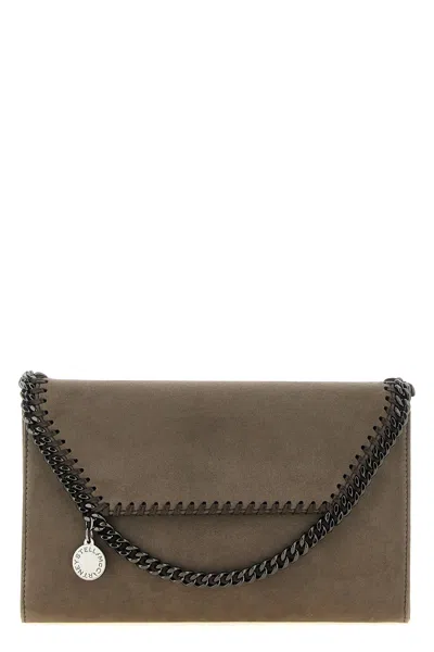 Stella Mccartney 'falabella' Wallet On Chain In Gray