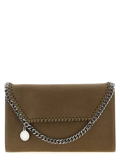 Stella Mccartney Falabella Wallet On Chain In Green