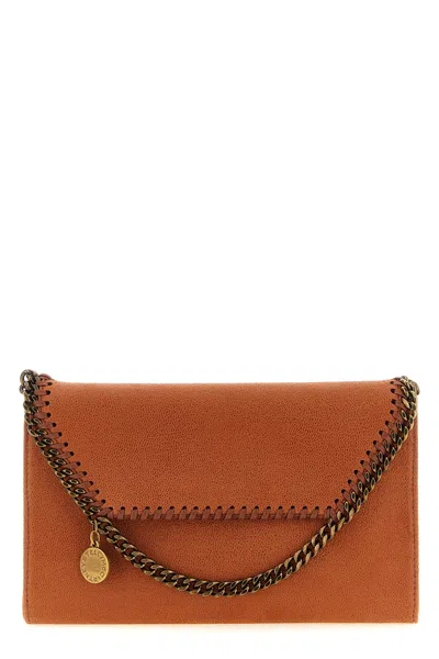 Stella Mccartney 'falabella' Wallet On Chain In Orange