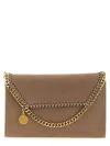 Stella Mccartney Falabella Wallet On Chain In Brown