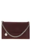 Stella Mccartney Falabella Shaggy Deer Wallet On Chain In Brown