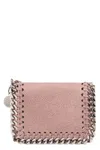 Stella Mccartney Falabella Chain-trim Wallet In Pink