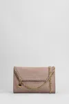 Stella Mccartney Falabella Wallet Shoulder Bag In Beige Polyester In Sand