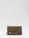 Stella Mccartney Falabella Wallet With Chain In Green