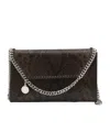 Stella Mccartney Falabella Wallet With Chain In Black