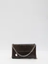 Stella Mccartney Falabella Wallet With Chain In Brown