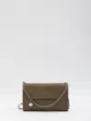 Stella Mccartney Falabella Wallet On Chain In Brown