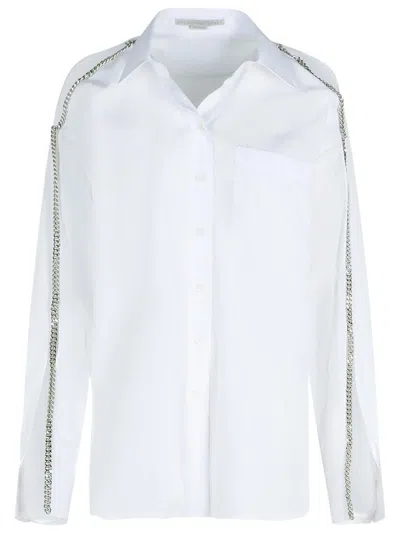 Stella Mccartney Falabella Embellished Shirt In White
