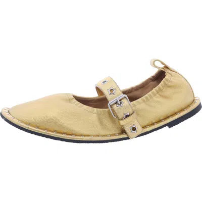 Stella Mccartney Falabella Womens Faux Leather Round Toe Ballet Flats