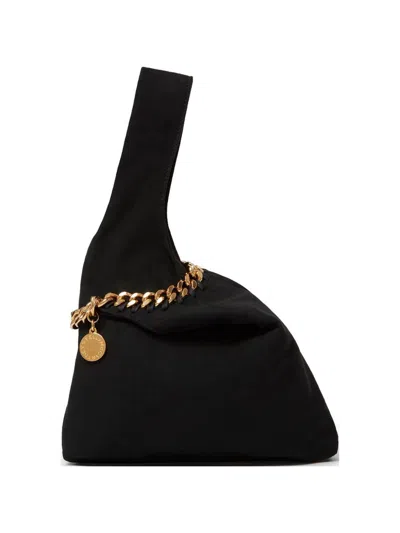 Stella Mccartney Falabella Wristlet Bag In Black