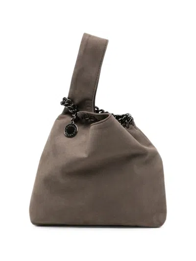Stella Mccartney Falabella Wristlet Bag In Brown