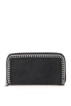 Stella Mccartney Falabella Continental Wallet In Black