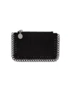 Stella Mccartney Falabella Zip Cardholder In Black