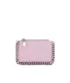 Stella Mccartney Falabella Zipped Cardholder In Purple