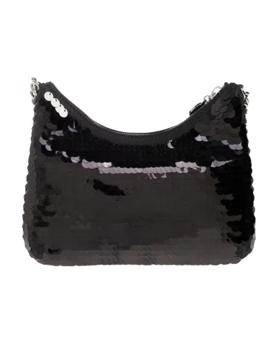 Stella Mccartney Falabella Zipped Mini Shoulder Bag In Black