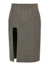 Stella Mccartney Slit Tweed Skirt