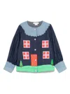 Stella Mccartney Farmyard-appliqué Blouse In Blue