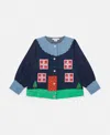 Stella Mccartney Farmyard Appliqué Long-sleeve Blouse In Multicolor