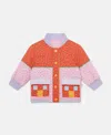 Stella Mccartney Farmyard Appliqué Patchwork Coat In Multicolor