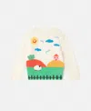 Stella Mccartney Farmyard Graphic Knitted Jumper In Multicolour