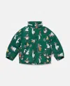 Stella Mccartney Farmyard Print Puffer Jacket In Multicolour