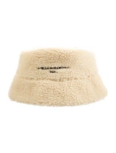 Pre-owned Stella Mccartney Faux Fur Bucket Hat In Neutral