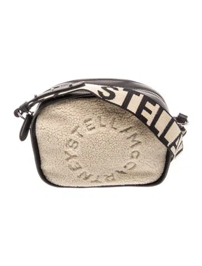 Pre-owned Stella Mccartney Faux Fur Crossbody Bag In Neutral