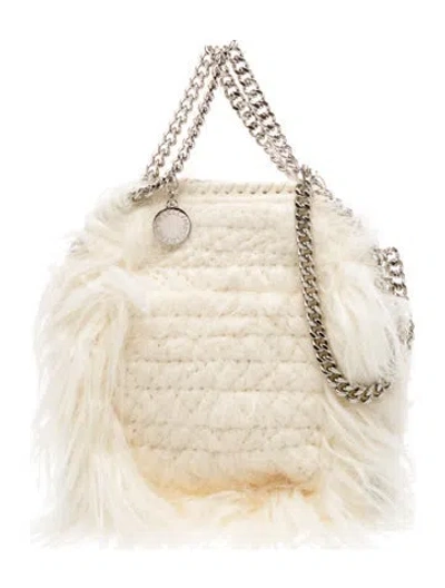 Pre-owned Stella Mccartney Faux Fur Evening Bag W/ Tags In Gold