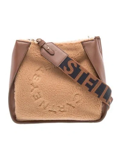 Pre-owned Stella Mccartney Faux Fur Messenger Bag In Brown