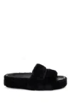 Stella Mccartney Faux-fur Moulded-footbed Slippers