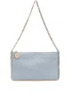 Stella Mccartney Faux-suede Shoulder Bag In Blue