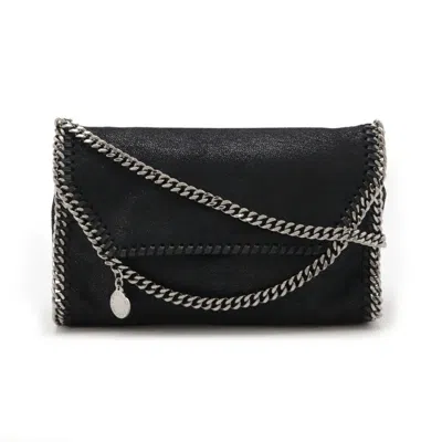 Pre-owned Stella Mccartney Faux Suede Shoulder Bag () In Black