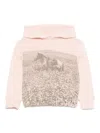 Stella Mccartney Graphic-print Hoodie In Pink