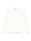 Stella Mccartney Sweatshirt Mit Logo-patch In Cream