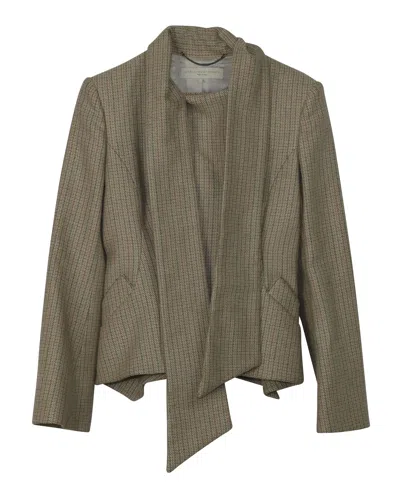 Stella Mccartney Fencing Jacket In Beige Cotton