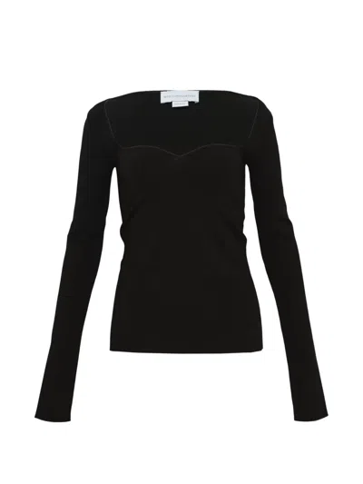 Stella Mccartney Fine-knit Sweater In Black